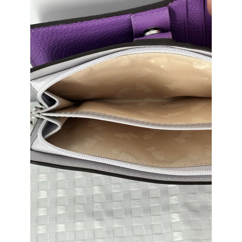 Radley London Pastel Purple Medium Bi-Fold Wallet Purse Multi Card Id Case Euc — image 6 of 8